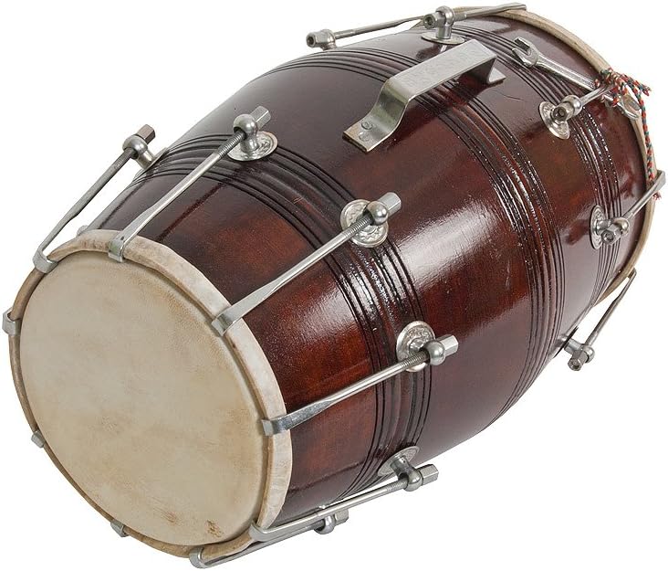 Dholak Deluxe Delhi Style Drum - Nut And Bolt