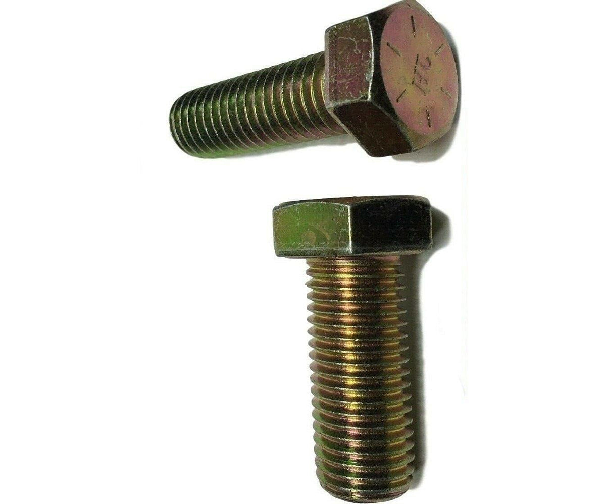 Pr-Mch Package of 375, 1/2-13 x 1 1/4' Hex Bolt Zinc Plated Grade 8 Cap Screw Full Thread Set Kit #DR-D8203D