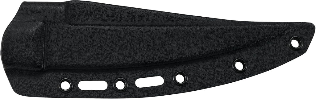 CRKT HZ6 Fixed Blade Knife with Sheath: SK-5 Plain Edge Black Coated Blade, G10 Handle, 2927