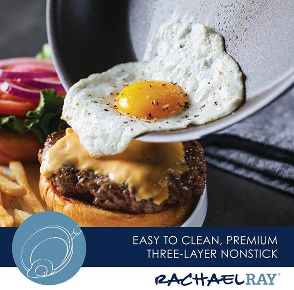 Rachael Ray 14747 11-Piece Nonstick Cookware Set - Blue