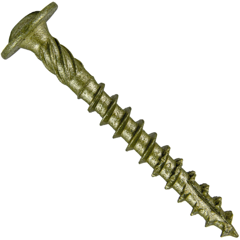 Jake Sales #14 x 2 Construction Lag Screw Exterior Coated Torx/Star Drive Heavy Duty Structural Lag Screw Far Superior to Common Lag Screws (Full Box -1400 Screw Count) Modified Truss Washer Head