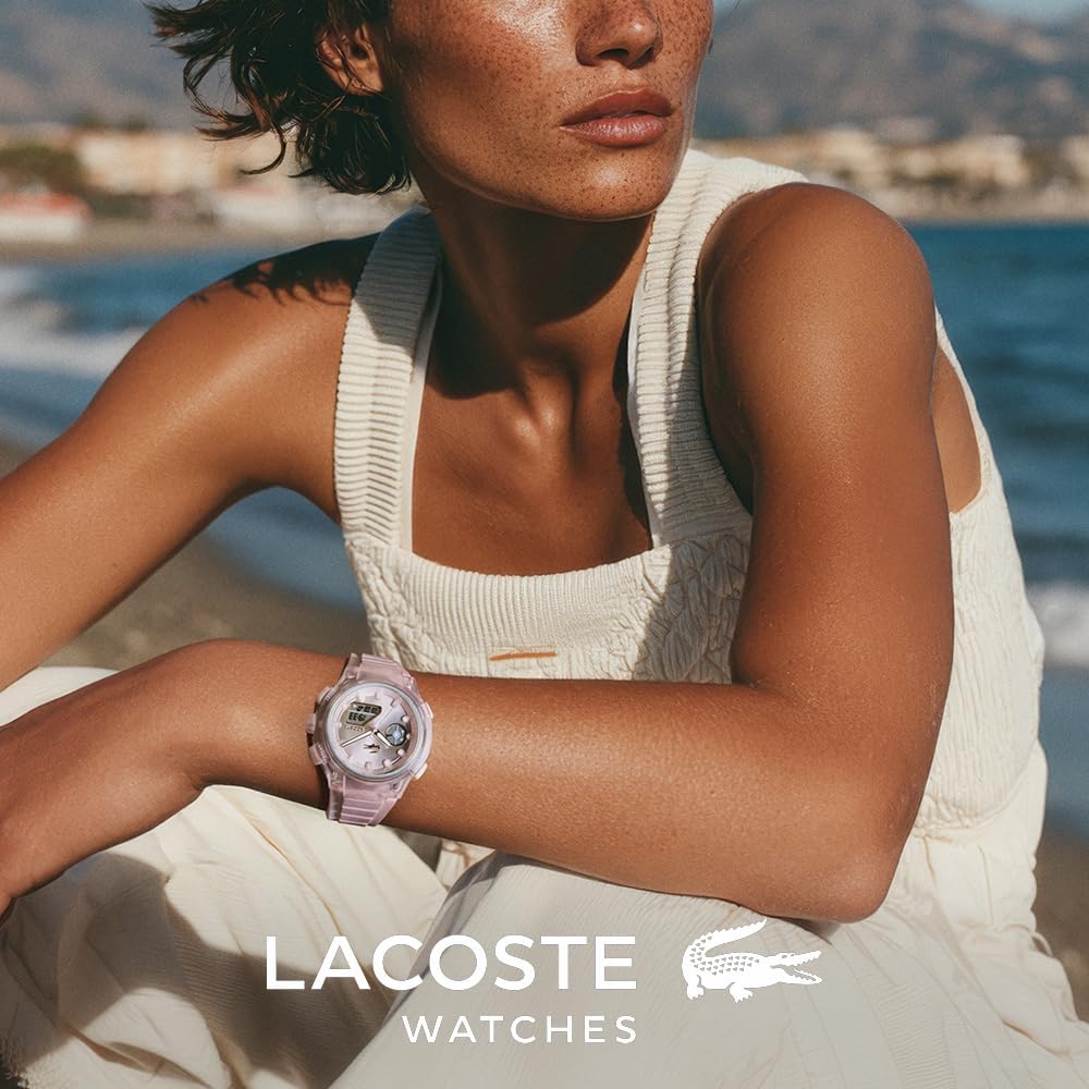 Lacoste LC33 Women's Analog-Digital Quartz Watch with Chronograph, Alarm and Calendar