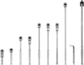 TEKTON 3/8 Inch Drive Quick-Release Ratchet, L-Handle, and Breaker Bar Set (10-Piece) | SDR99101