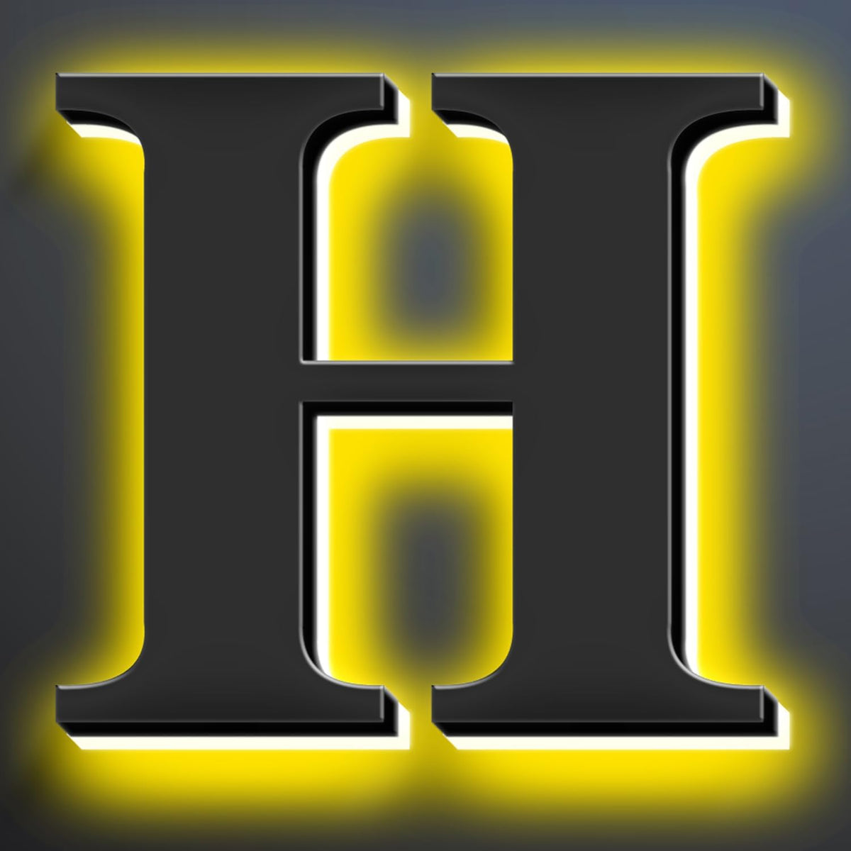 Backlit LED House Numbers 18 Inch, Waterproof Stainless Steel, Illuminated Home Address Numbers, Lighted House Numbers, Modern Metal Address Numbers With LED Lights,H