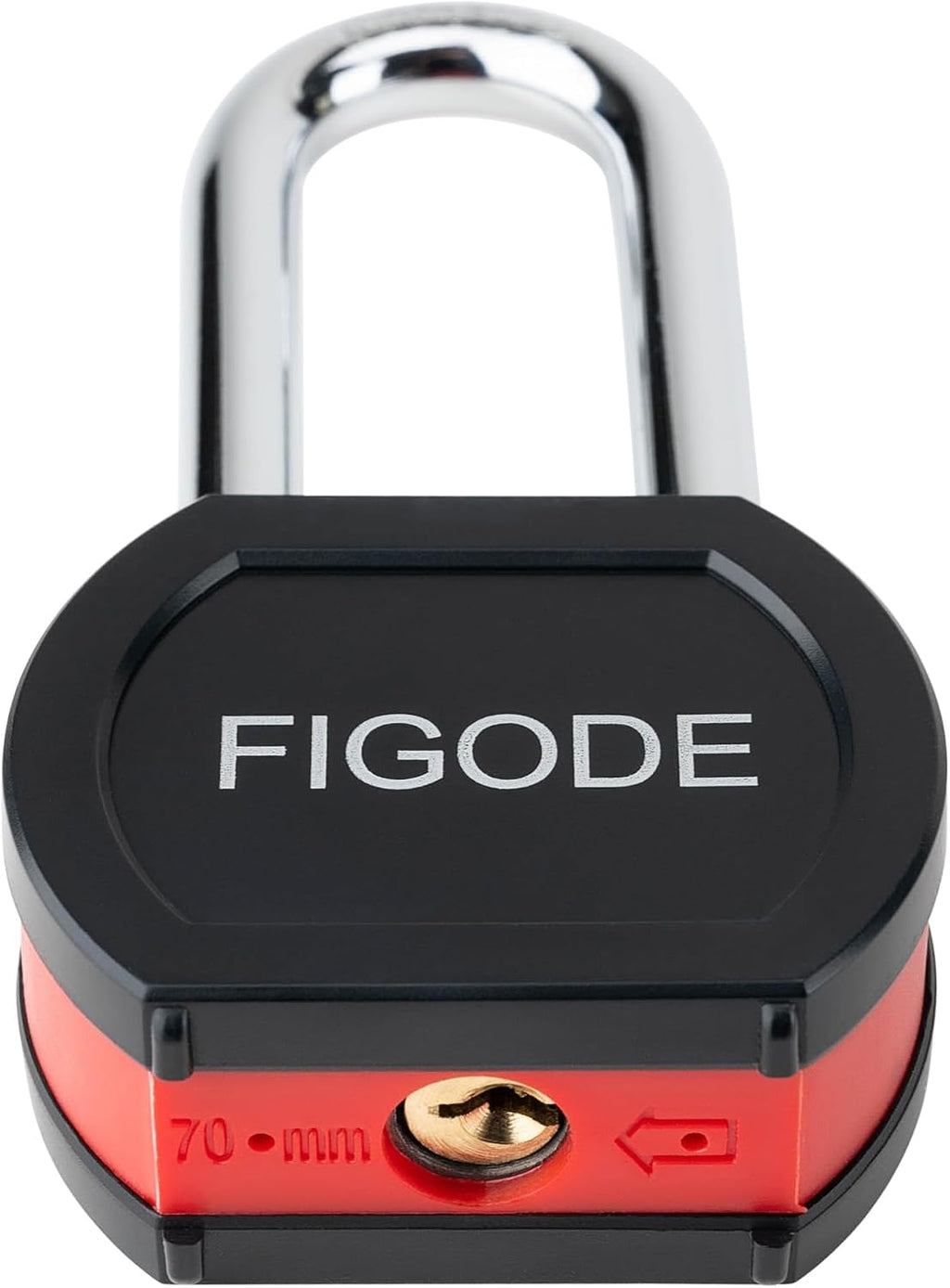 FIGODE® Large Sturdy Steel Locks with 60 Same Keys, Heavy Duty Padlock, 2-3/4' Wide, 2.7' Long Shackle Locks for Door, Gate, Storage, Fence, Shed, Latch. 30 Pack Keyed Alike