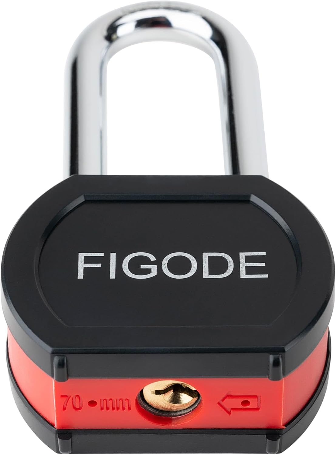 FIGODE® Large Sturdy Steel Locks with 60 Same Keys, Heavy Duty Padlock, 2-3/4' Wide, 2.7' Long Shackle Locks for Door, Gate, Storage, Fence, Shed, Latch. 30 Pack Keyed Alike