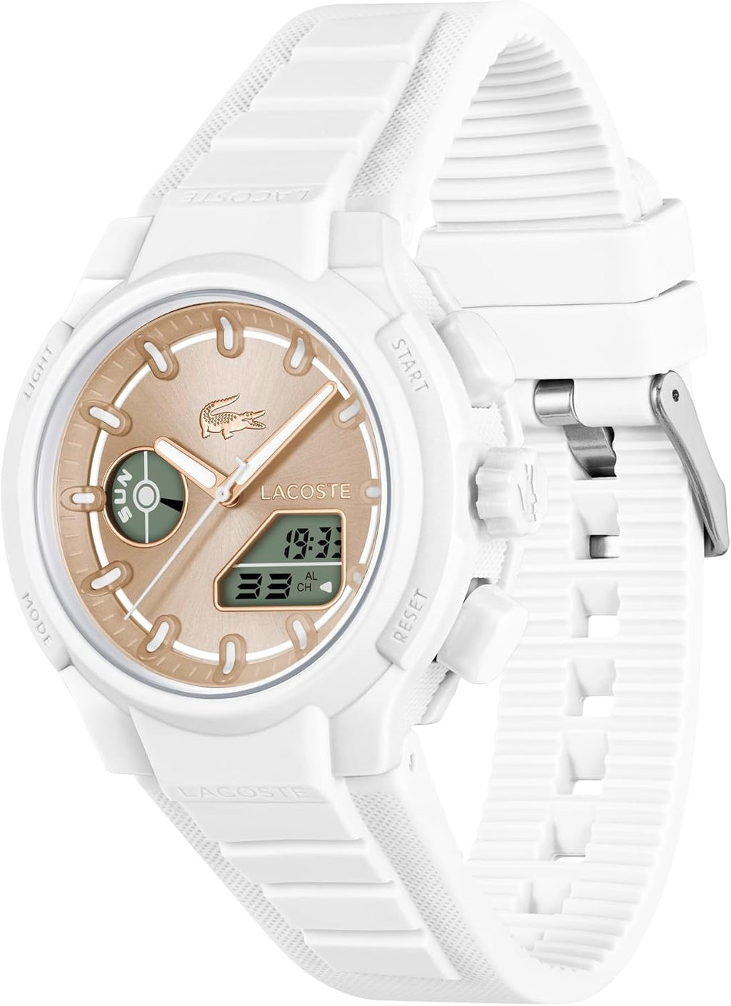 Lacoste LC33 Women's Analog-Digital Quartz Watch with Chronograph, Alarm and Calendar