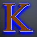 Backlit Illuminated LED House Numbers For Outside 20 Inch, Stainless Steel Illuminated LED Home Address Numbers, Large Modern Lighted Address Signs, Brown, Blue Light,K