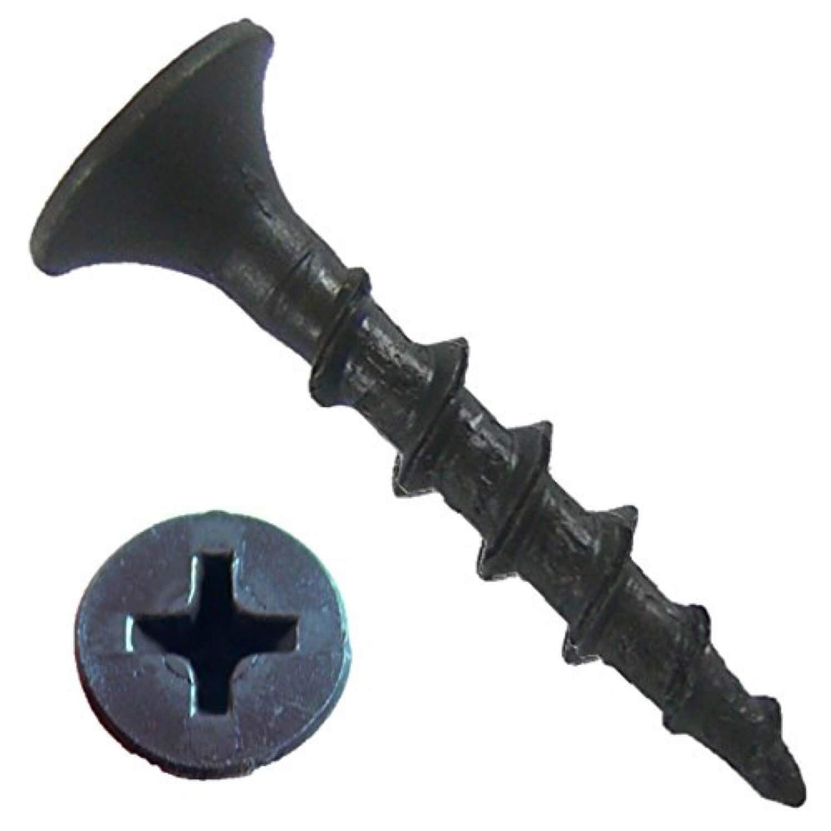 Gray Phosphate Drywall Screws: #6 x 1 COARSE Thread, Gypsum Board, Sheetrock, Plasterboard. Use for Low Cost, All Purpose (30 POUNDS ~ 10,000 Screws Approx. Count)