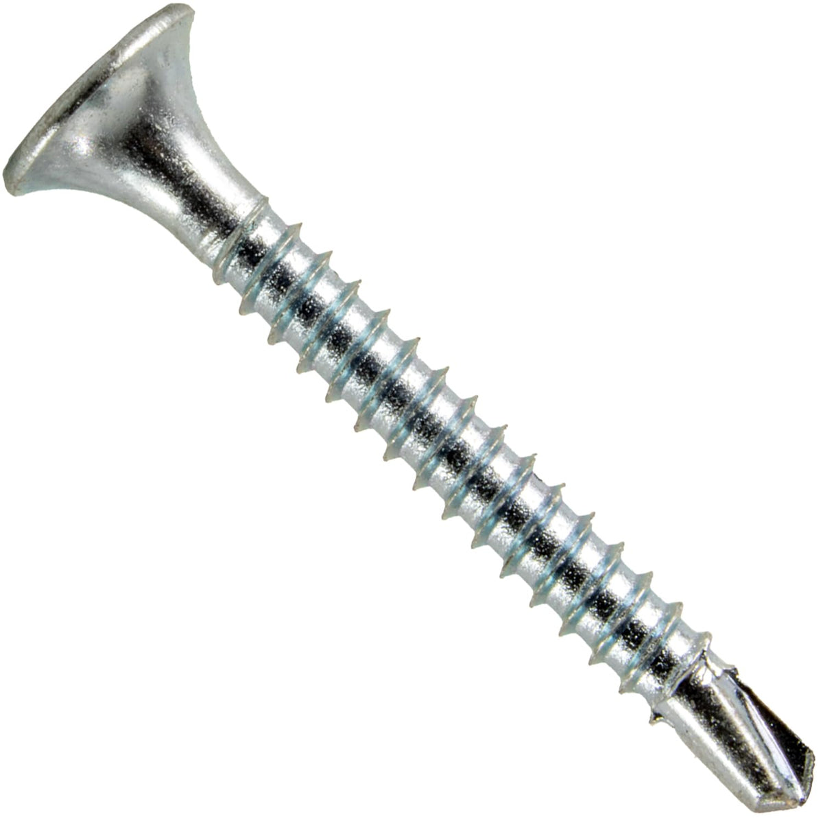 6 x 1-1/4' Bulge Head - Drywall to Metal - Phillips Head with Self Drilling #2 Drill Point tip - Zinc Coated for Corrosion Resistance. for Interior Usage. (Full Box)