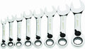 Williams WS-1168RCS 8-Piece Stubby Reversible Ratcheting Combination Wrench Set