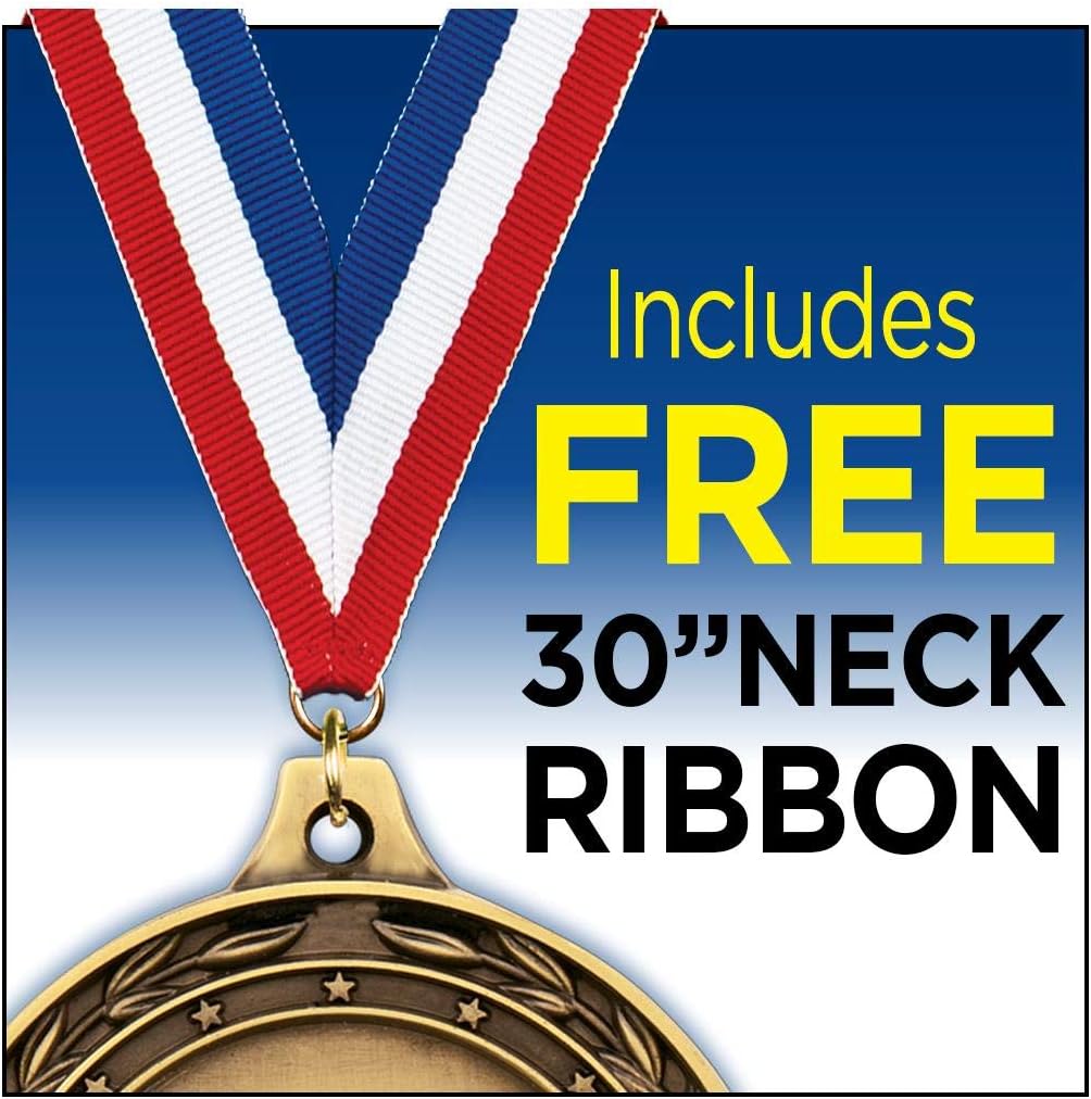 Crown Awards 2.75' Netball Award Medal, Bronze Vega Netball Team Trophy Award Includes Free Neck Ribbon