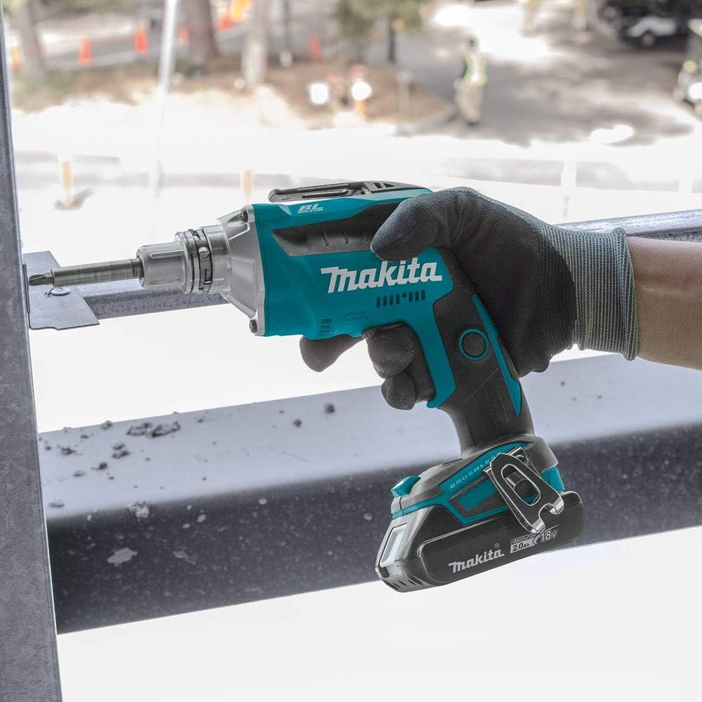 Makita XSF03R 18V LXT Lithium-Ion COMPACT Brushless Cordless Drywall Screwdriver Kit (2.0Ah)