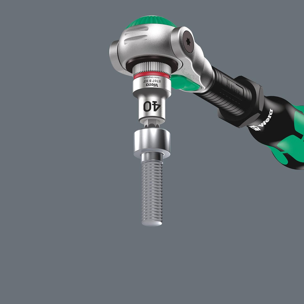 Wera - 05003536001 - Ratchet set, 8100 SB All-in Zyklop Speed ratchet set, 3/8' drive, 35 pieces