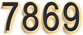 Backlit Illuminated LED House Numbers, Matte Black, Address Signs Lighted Plaque Glow At Night, Outdoor/Indoor, Modern, Low-Voltage, Weatherproof, Easy To Install,6 Inch,Four Character