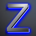 Illuminated Address Number 20 Inch, Backlit Illuminated LED House Number Enhanced Visibility, Modern Stainless Steel Lighted Address Signs, Brushed Silver, Blue Light,Z