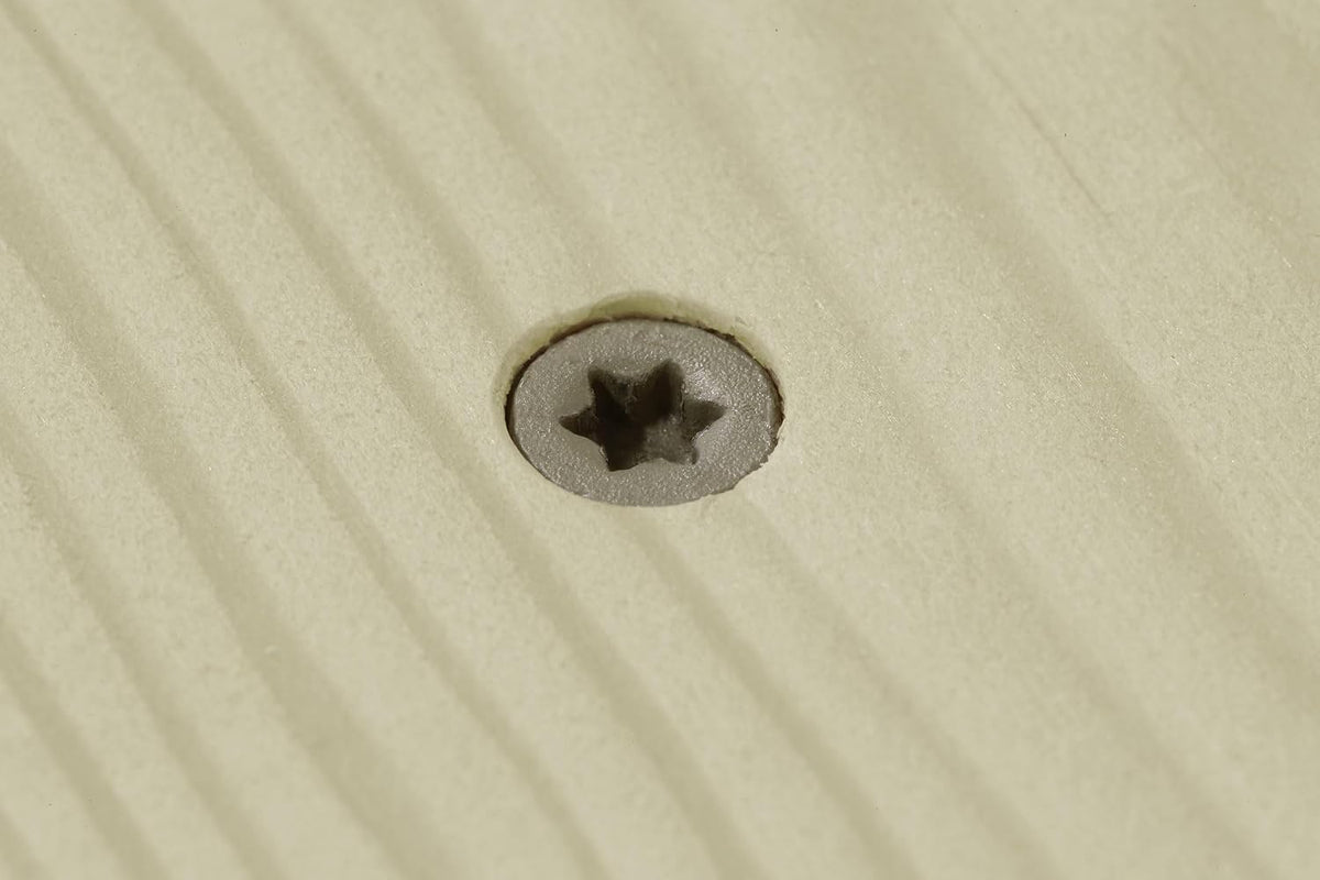 Simpson Strong-Tie DSVG3S Deck-Drive DSV Wood Screw (Collated) — #10 x 3 in. T25 6-Lobe, Gray (1000-Qty)