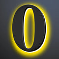 Backlit LED Illuminated House Numbers For Outside 16 Inch, Stainless Steel, Illuminated Home Address Numbers, Modern Lighted Address Signs For House, Black Finishes,0