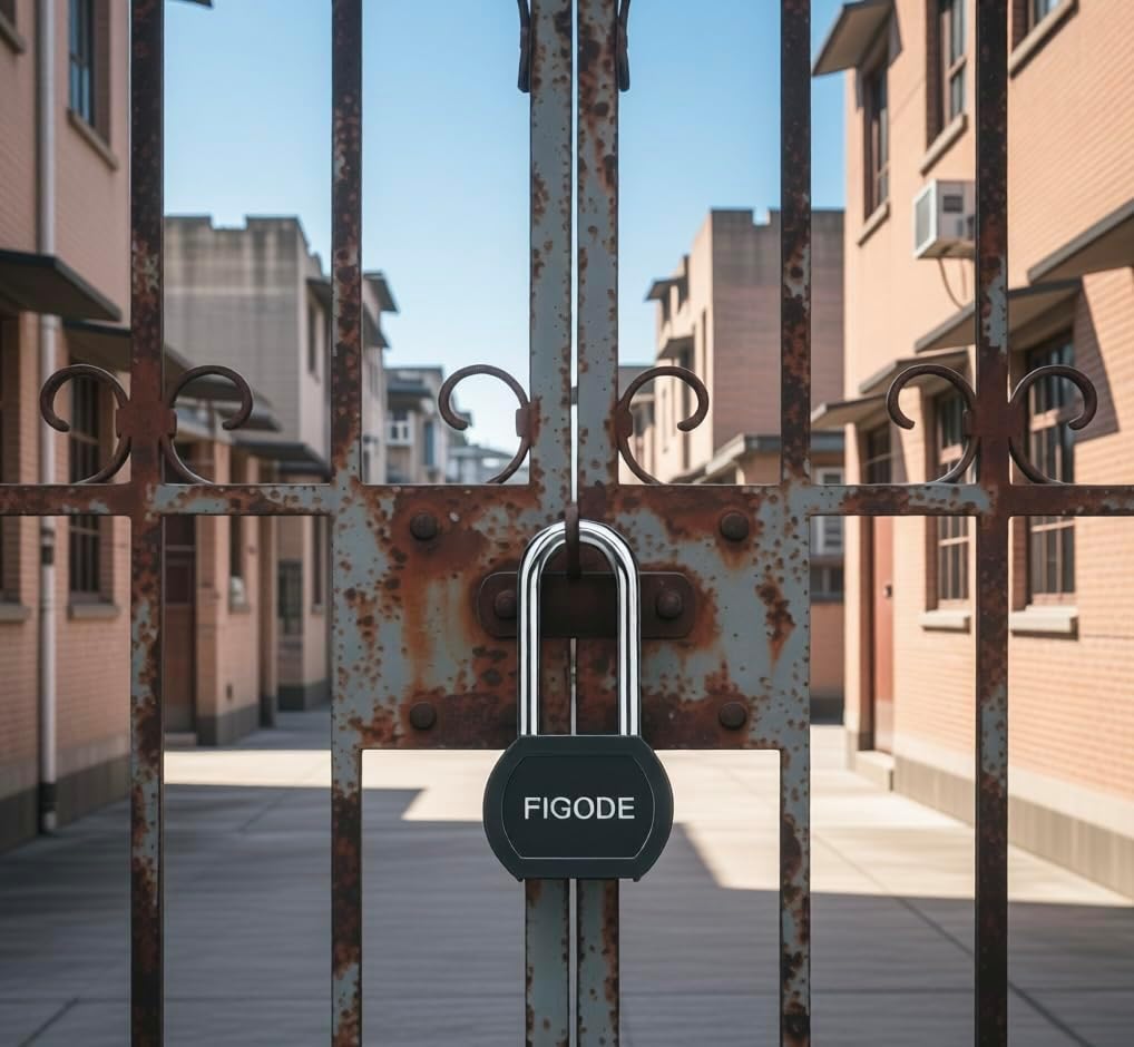 FIGODE® Large Sturdy Steel Locks with 60 Same Keys, Heavy Duty Padlock, 2-3/4' Wide, 2.7' Long Shackle Locks for Door, Gate, Storage, Fence, Shed, Latch. 30 Pack Keyed Alike
