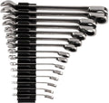 TEKTON Reversible 12-Point Ratcheting Combination Wrench Set with Modular Organizers, 15-Piece (1/4-1 in.) | WRC94301