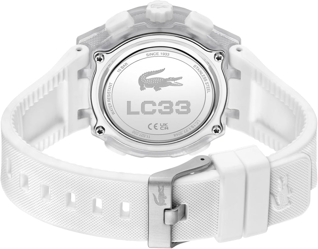 Lacoste LC33 Women's Analog-Digital Quartz Watch with Chronograph, Alarm and Calendar