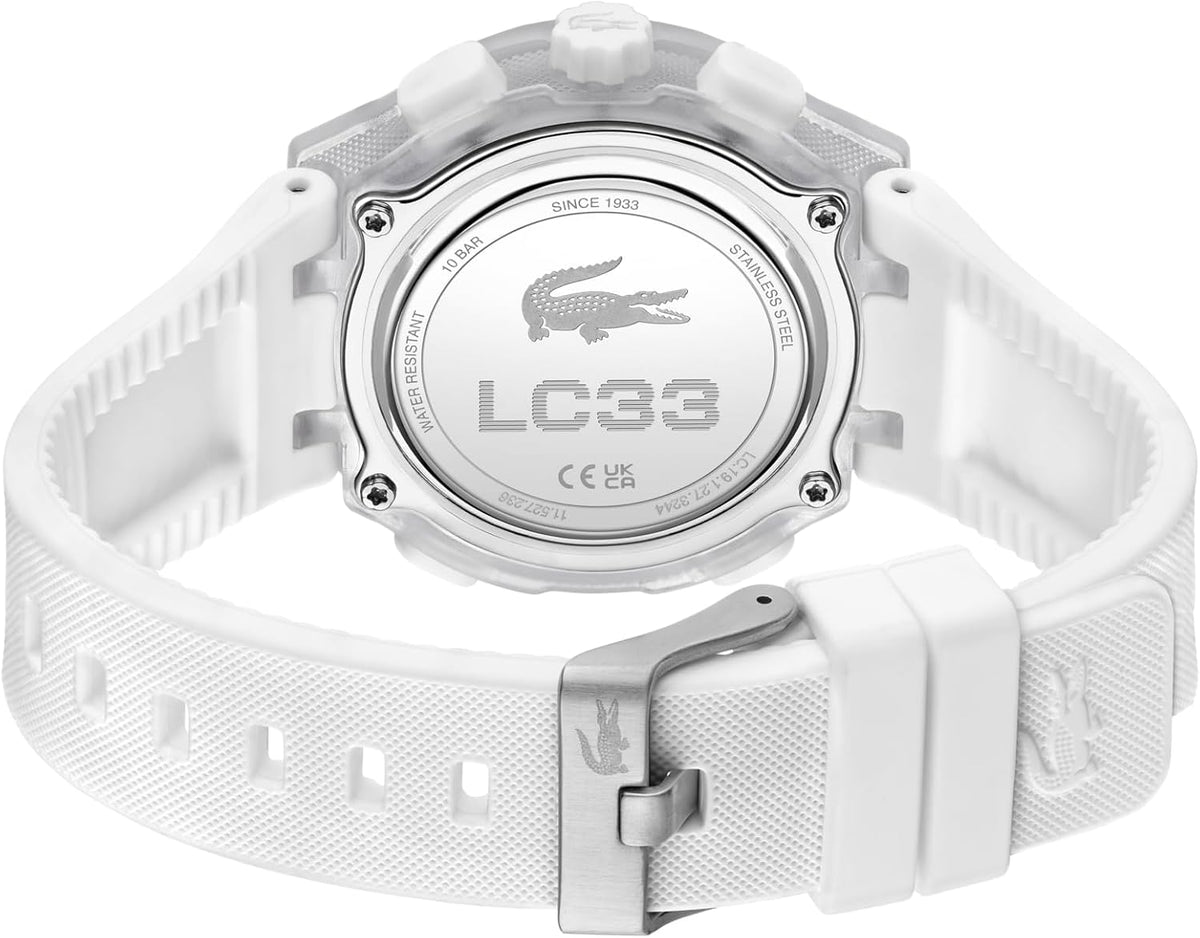 Lacoste LC33 Women's Analog-Digital Quartz Watch with Chronograph, Alarm and Calendar