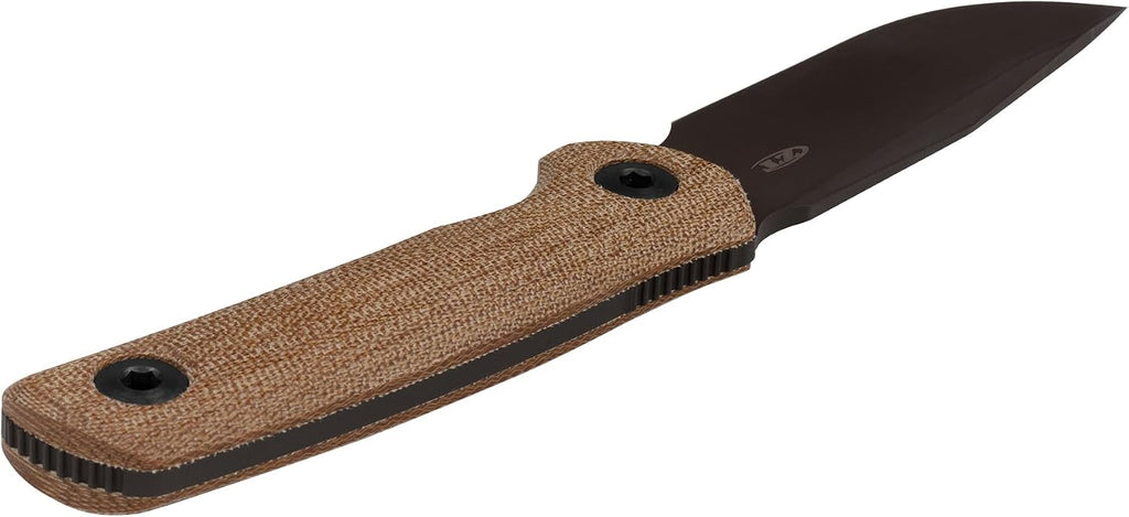 Zero Tolerance 0004, ZT Original Design, Full Tang Fixed Blade Knife, Made in the USA, CPM Cru-Wear, Leather Sheath