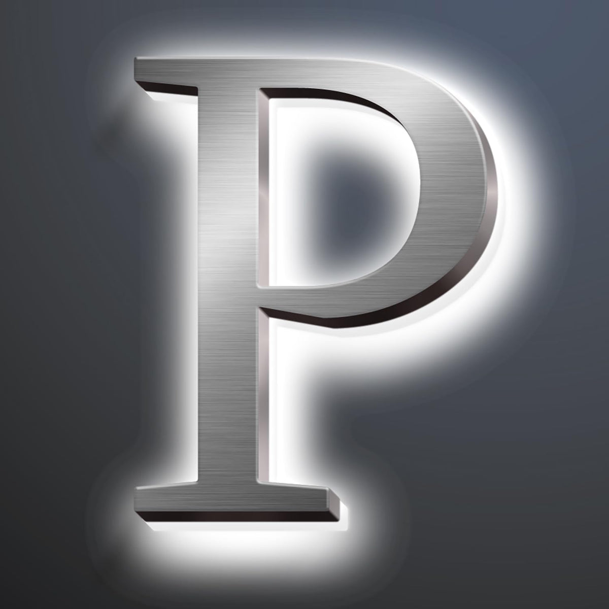 Backlit LED Illuminated House Address Numbers 20', Lighted House Numbers For A Safe And Modern, Large Modern Illuminated Address Numbers For Outside Street Yard,P