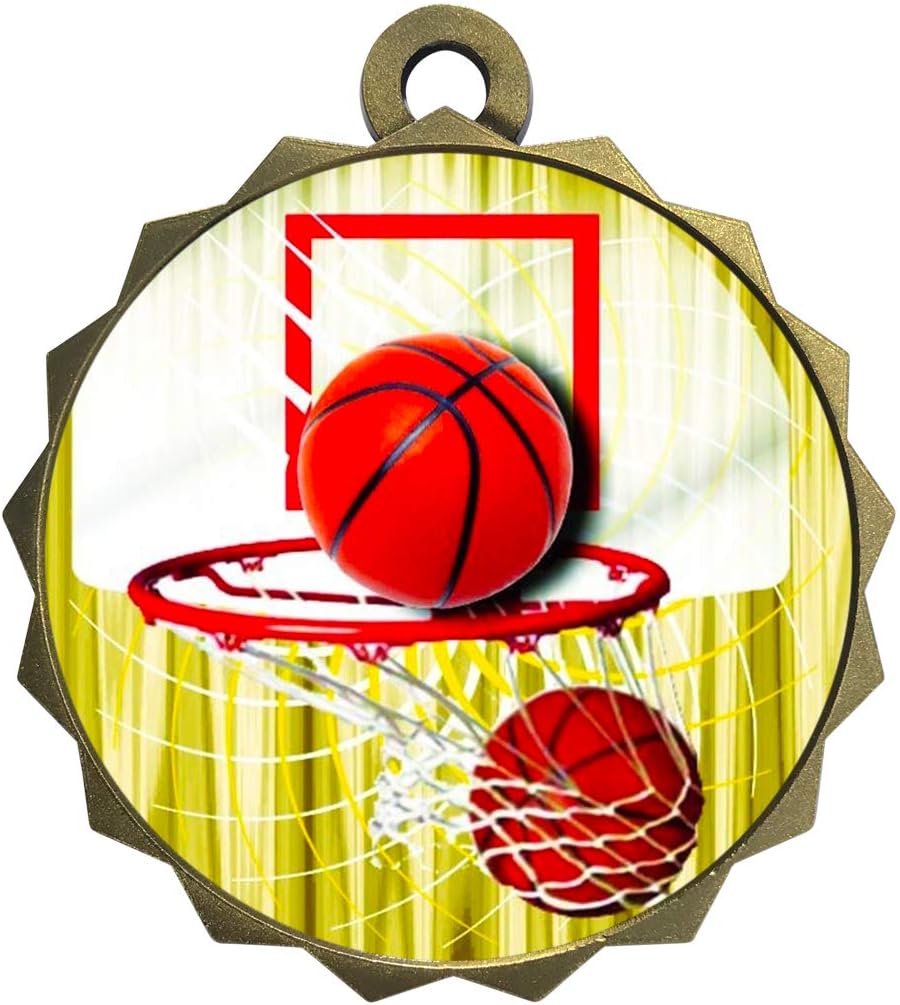 Express Medals Various Styles 1 to 50 Pack Gold Color Engraved 2.25 Inch Basketball Medals Trophy Award Medal Trophies Gift Prize Tournament Champion Team 1st Place First D214FCL411