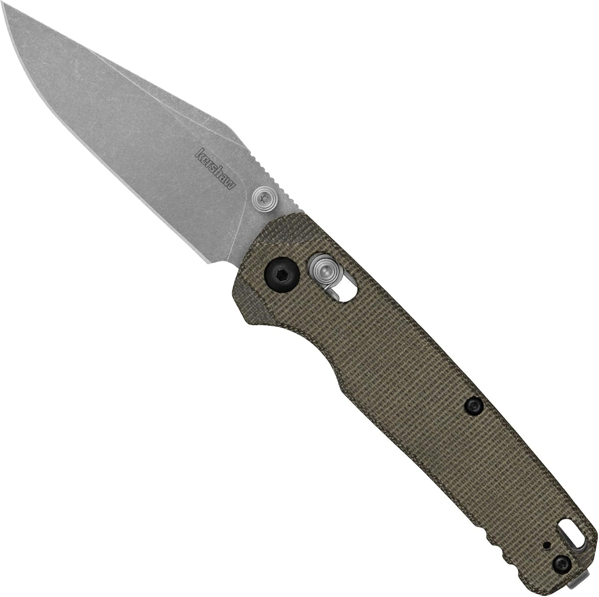 Kershaw Bel Air Pocket Knife, Made in the USA, 3.4 inch CPM MagnaCut Steel Blade, EDC Design, Duralock Locking Mechanism, Manual Folder, Pocketclip
