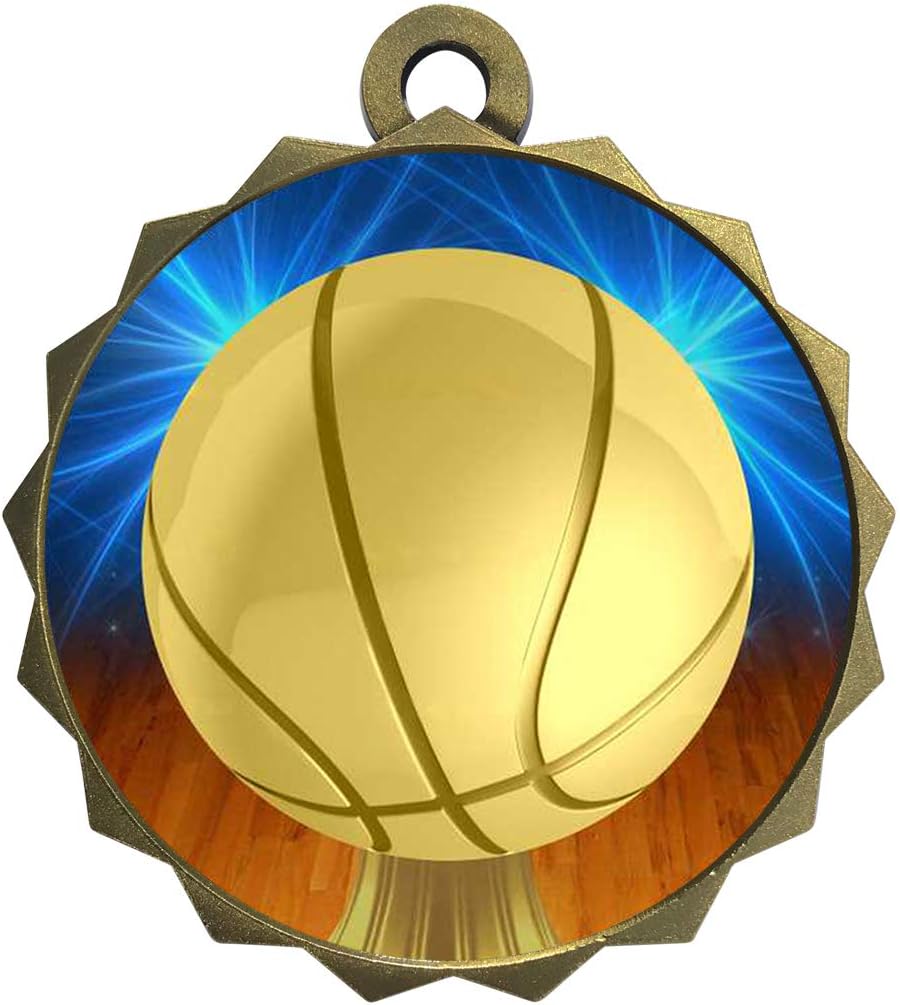 Express Medals Various Styles 1 to 50 Pack Gold Color Engraved 2,25 Inch Basketball Medals Trophy Award Medal Trophies Gift Prize Tournament Champion Team 1st Place First D214D10