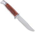 Buck Knives 102 Woodsman Hunting Knife, 4' Fixed Blade, Full Tang Design, DymaLux Cocobolo Heritage Handle, 420HC Stainless Steel Clip Point Blade, Sheath Included, Knife Made in the USA, 2.6 oz