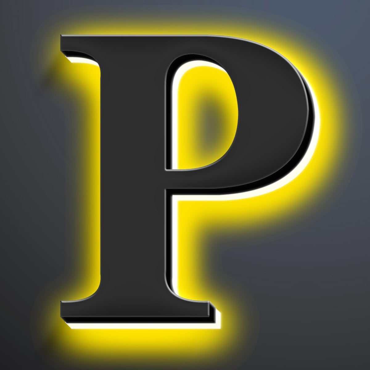 Backlit LED House Numbers 18 Inch, Waterproof Stainless Steel, Illuminated Home Address Numbers, Lighted House Numbers, Modern Metal Address Numbers With LED Lights,P