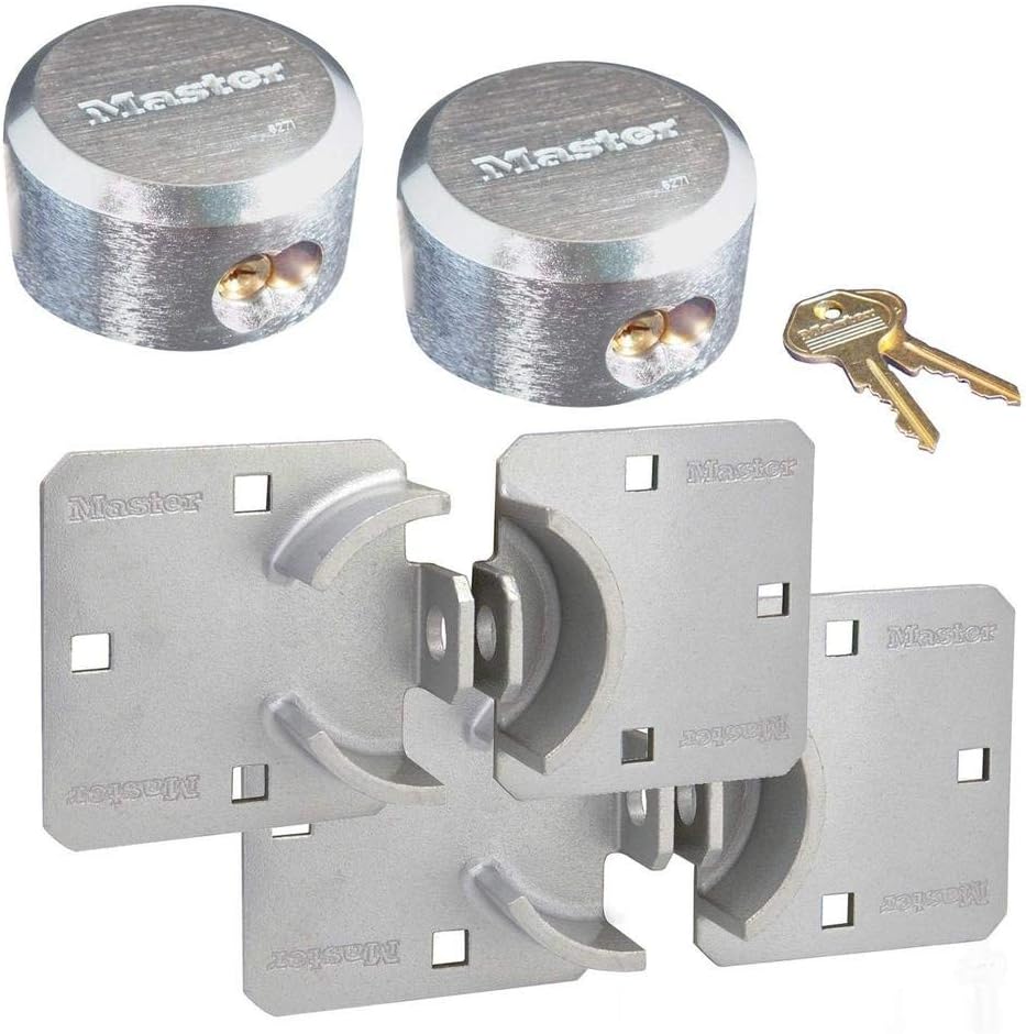 Master Lock Hasp/Hidden Shackle Keyed Alike Padlocks 770-6271KA-2
