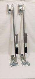Trailer Door Latch Assembly 45″ Cam Lock 1 Pair for Cargo, Enclosed, Horse Utility Trailers Tamperproof Hinge. Mounting Orientation can be Either Side of Trailer Door. Includes Hasp and Fasteners