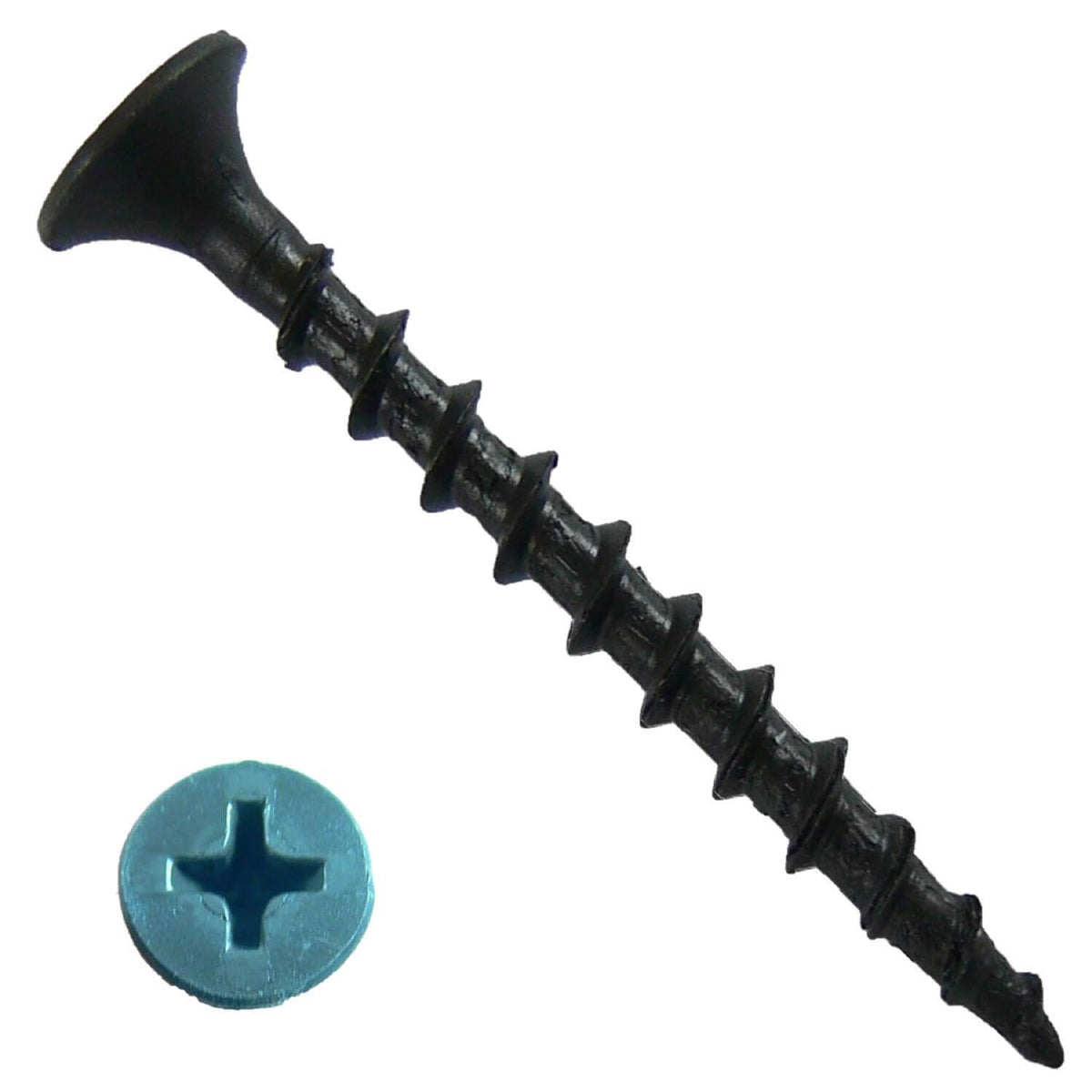Gray Phosphate Drywall Screws: #6 x 1-5/8' COARSE Thread Drywall, Gypsum Board, Sheetrock, Plasterboard Screws. Use for Low Cost, All Purpose Wood Screws (22 POUNDS 5000 Approx. Screw Count)