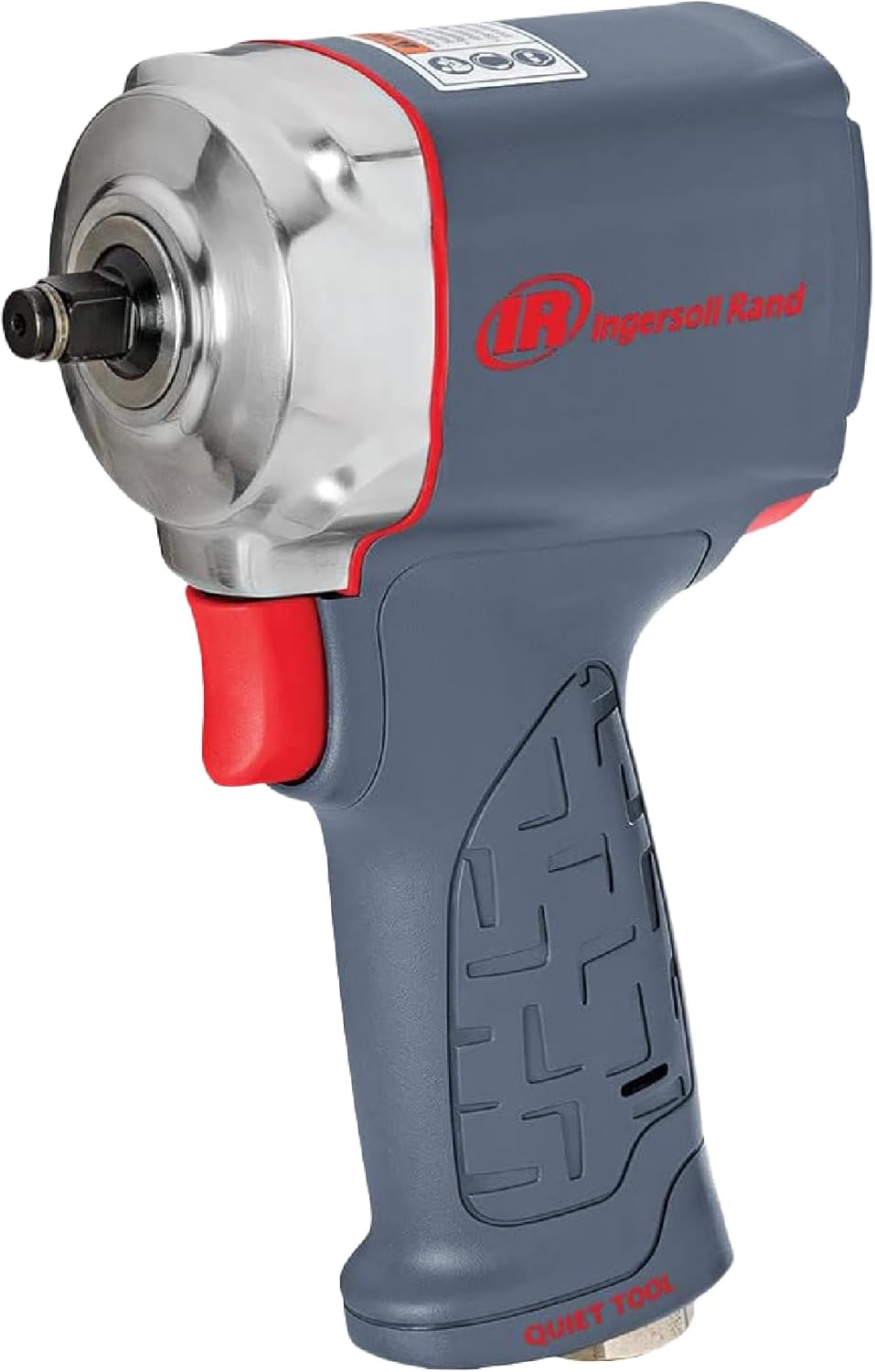 Ingersoll Rand 15QMAX 3/8' Air Impact Wrench, Quiet, Ultra Compact, 475 ft-lbs Nut-busting Torque,