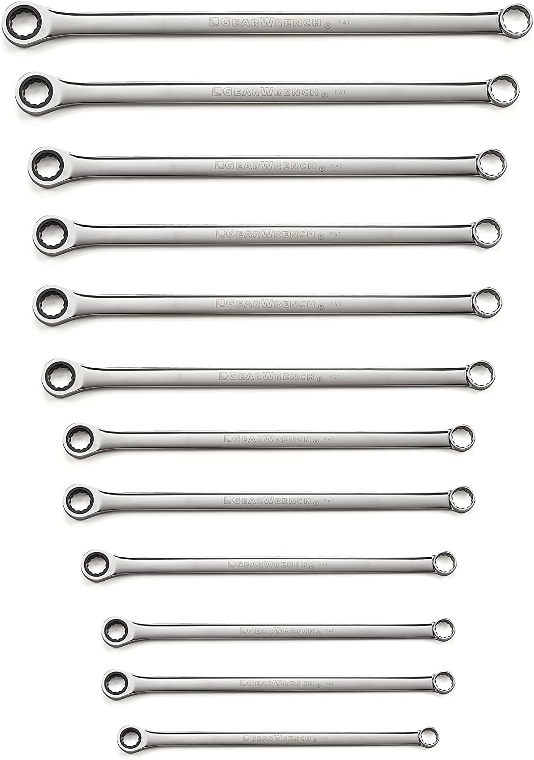GEAWRENCH 12 Pc. Gearbox XL Ratcheting Wrench Set, Metric - 85988
