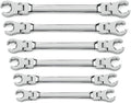 GEARWRENCH 6 Pc. Flex Flare Nut Wrench, Metric - 81911D
