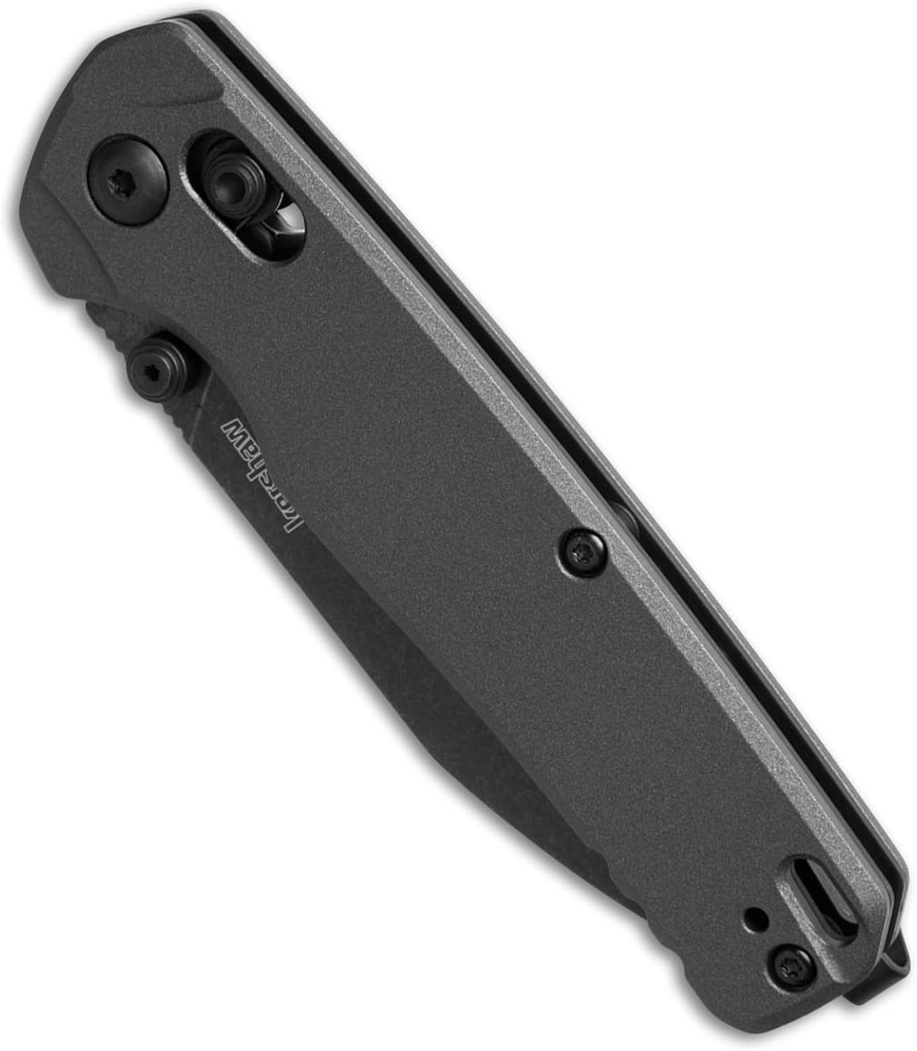 Kershaw Bel Air Pocket Knife, Made in the USA, 3.4 inch CPM MagnaCut Steel Blade, EDC Design, Duralock Locking Mechanism, Manual Folder, Pocketclip