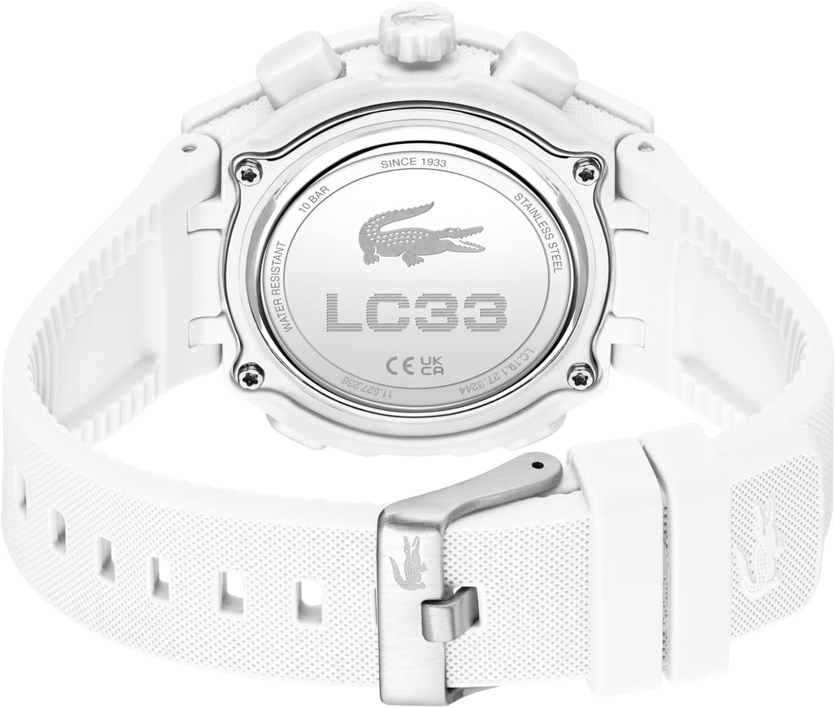 Lacoste LC33 Women's Analog-Digital Quartz Watch with Chronograph, Alarm and Calendar