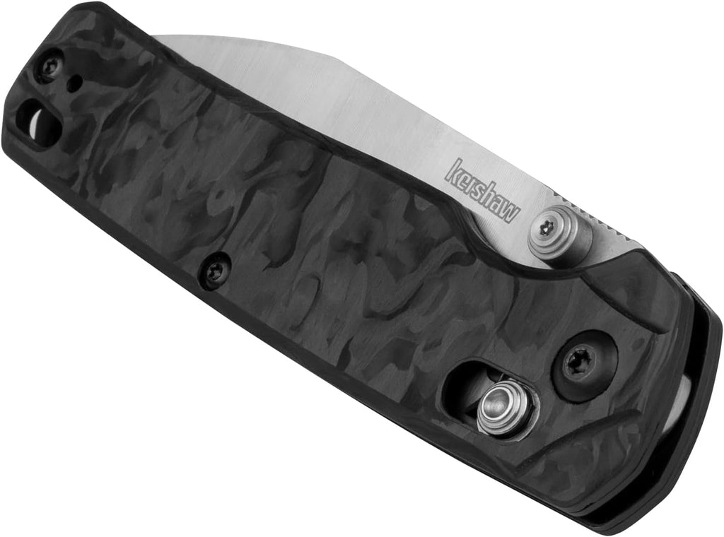 Kershaw Bel Air Pocket Knife, Made in the USA, 3.4 inch CPM MagnaCut Steel Blade, EDC Design, Duralock Locking Mechanism, Manual Folder, Pocketclip