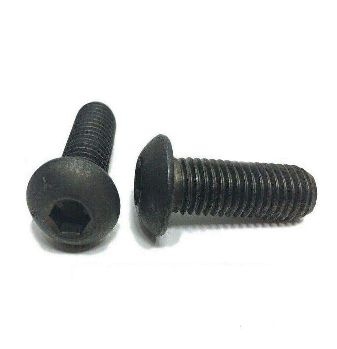 1/2-13 x 1 1/4' - Button Head Cap Screw Black Oxide Thread Socket 300 Pcs Socket Head Screws B2B