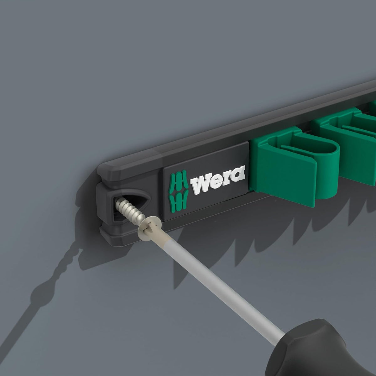 Wera - 05020015001-9631 Magnetic rail 6000 Joker 2 Ratcheting combination wrenches set, 5 pieces