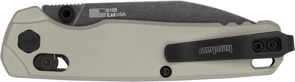 Kershaw Bel Air Pocket Knife, Made in the USA, 3.4 inch CPM MagnaCut Steel Blade, EDC Design, Duralock Locking Mechanism, Manual Folder, Pocketclip