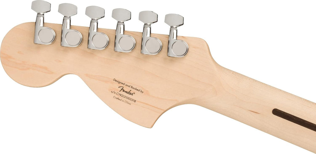 Fender Squier Affinity Stratocaster HSS Limited Edition - Olympic White Bundle with Gig Bag, Tuner, Strap, Picks, and Austin Bazaar Instructional DVD