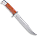 Buck Knives 120 General Hunting Knife, 7-3/8' Fixed Blade, Full Tang Design, DymaLux Cocobolo Heritage Handle, 420HC Stainless Steel Clip Point Blade, Sheath Included, Knife Made in the USA, 8.3 oz