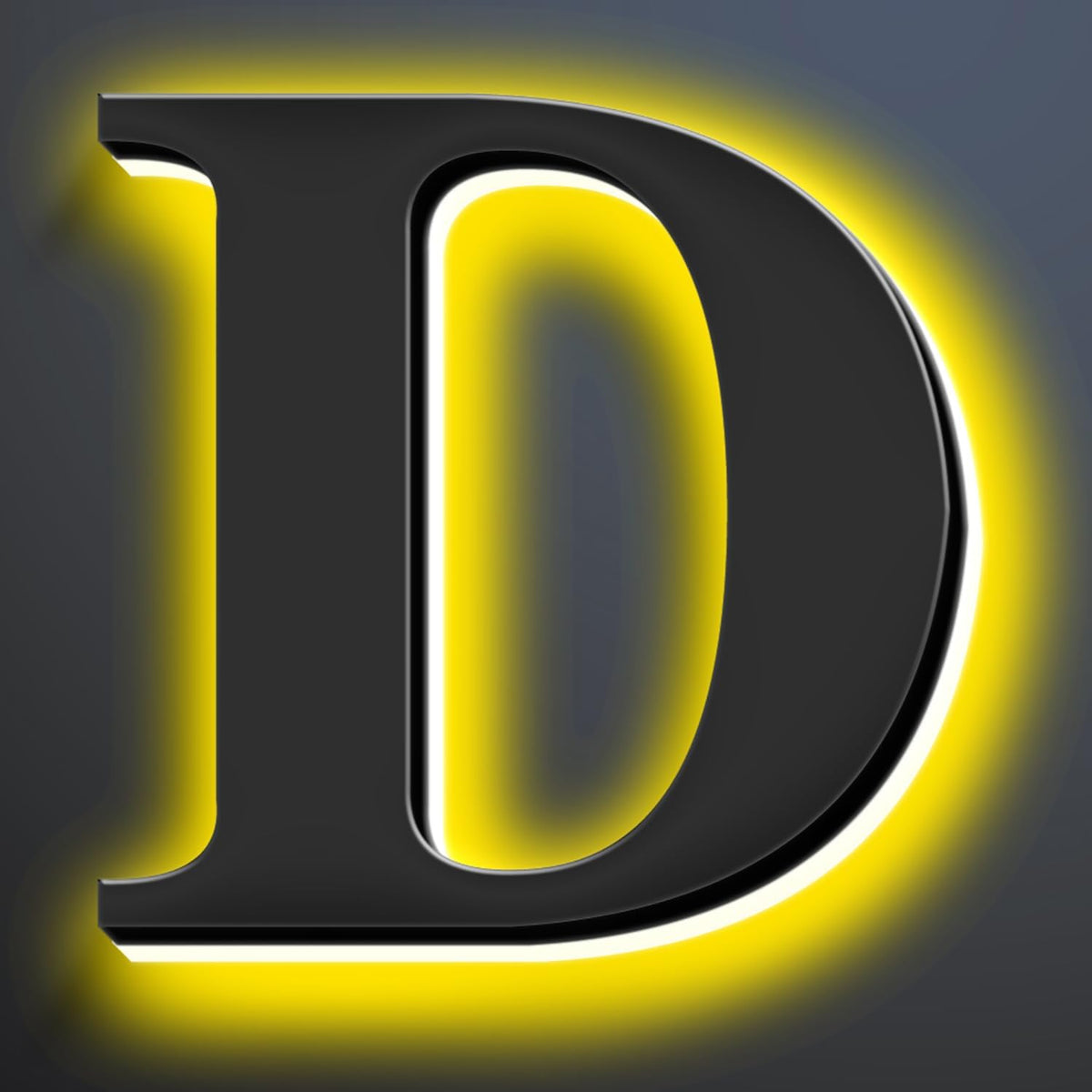 Backlit LED House Numbers 18 Inch, Waterproof Stainless Steel, Illuminated Home Address Numbers, Lighted House Numbers, Modern Metal Address Numbers With LED Lights,D