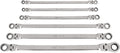 TEKTON Long Flex Head 12-Point Ratcheting Box End Wrench Set, 6-Piece (1/4-13/16 in.) | WRB96000