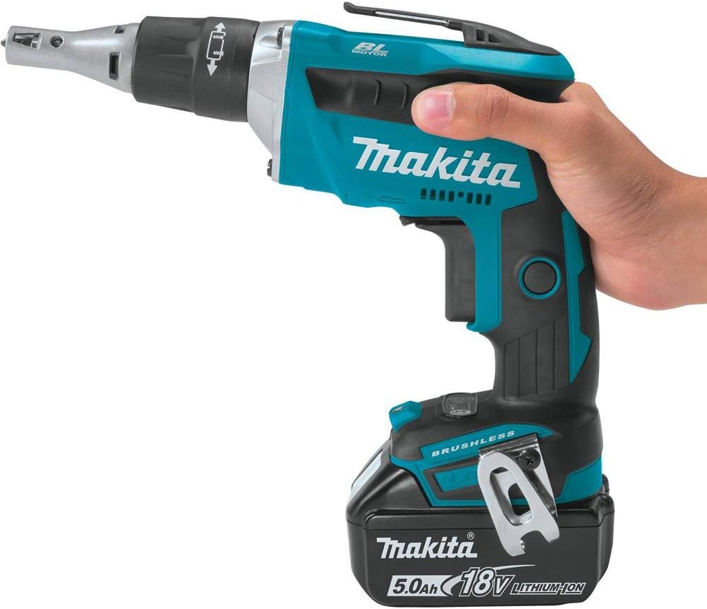 Makita XSF03T 18V LXT Lithium-Ion COMPACT Brushless Cordless Drywall Screwdriver Kit (5.0Ah)